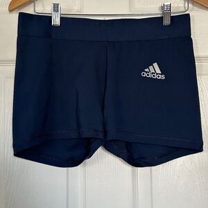 Adidas Women's Compression Shorts Navy Blue Size Large